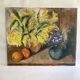 Oil on canvas still life "The Mimosa"