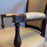 Executive chair, leatherette, XIXth