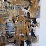 Abstract painting by decorator Erik Huet Alvarez