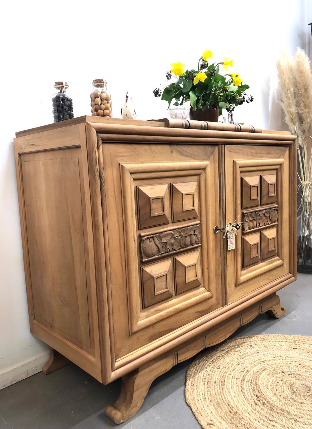 Buffet art déco brutaliste