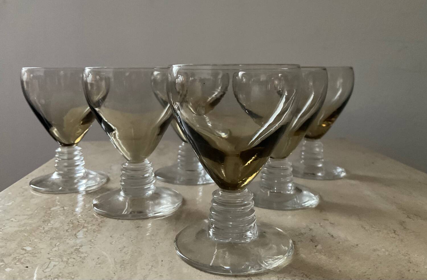 Art Deco liquor service Bayel Fains France