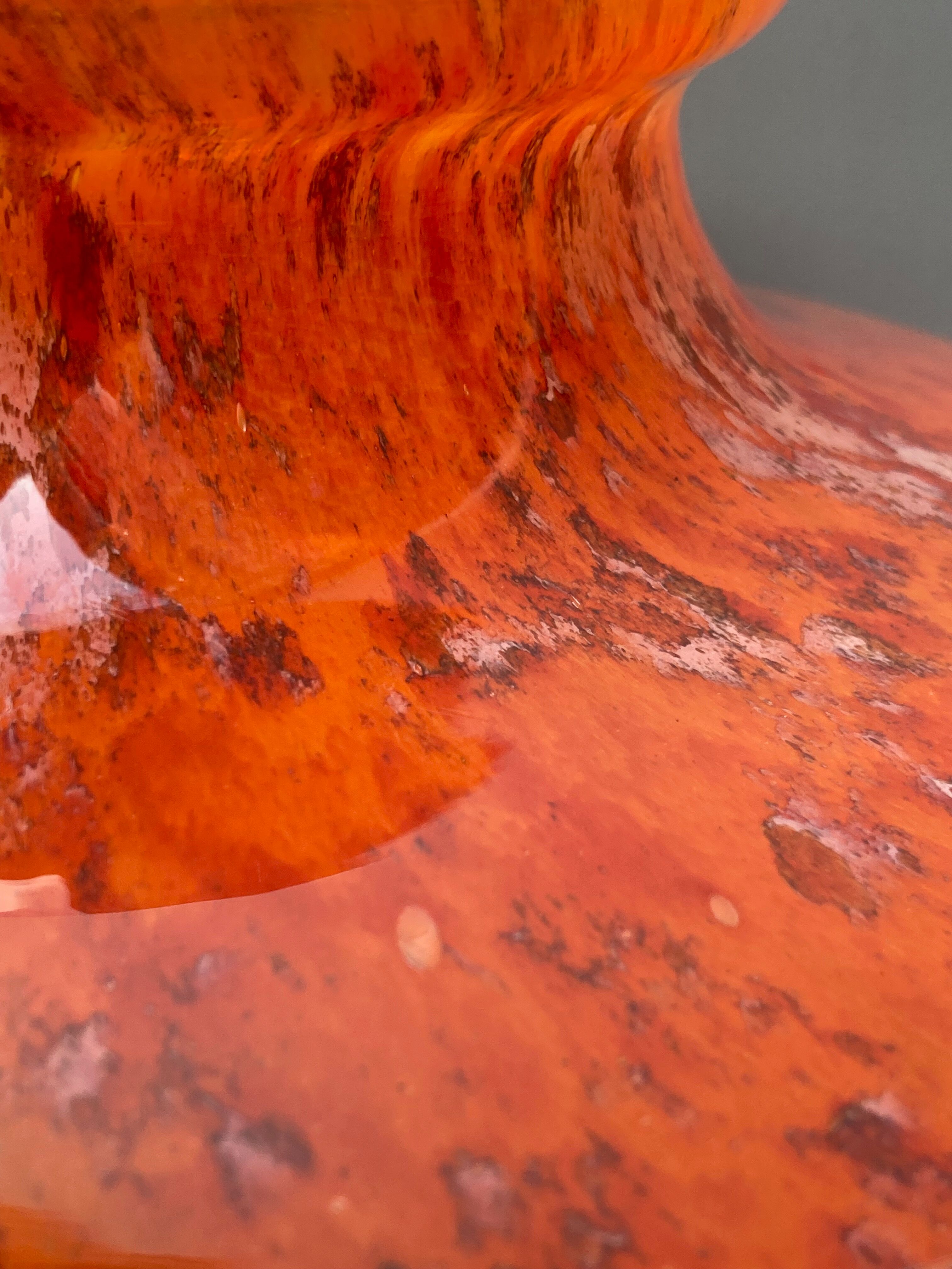 Large art-deco vase le lorrain glassware Daum Nancy 1925