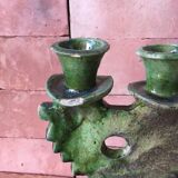 Tamegroute pottery candle holder