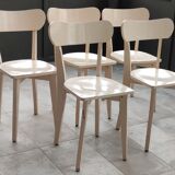 Series of 5 vintage chairs/antique bistro