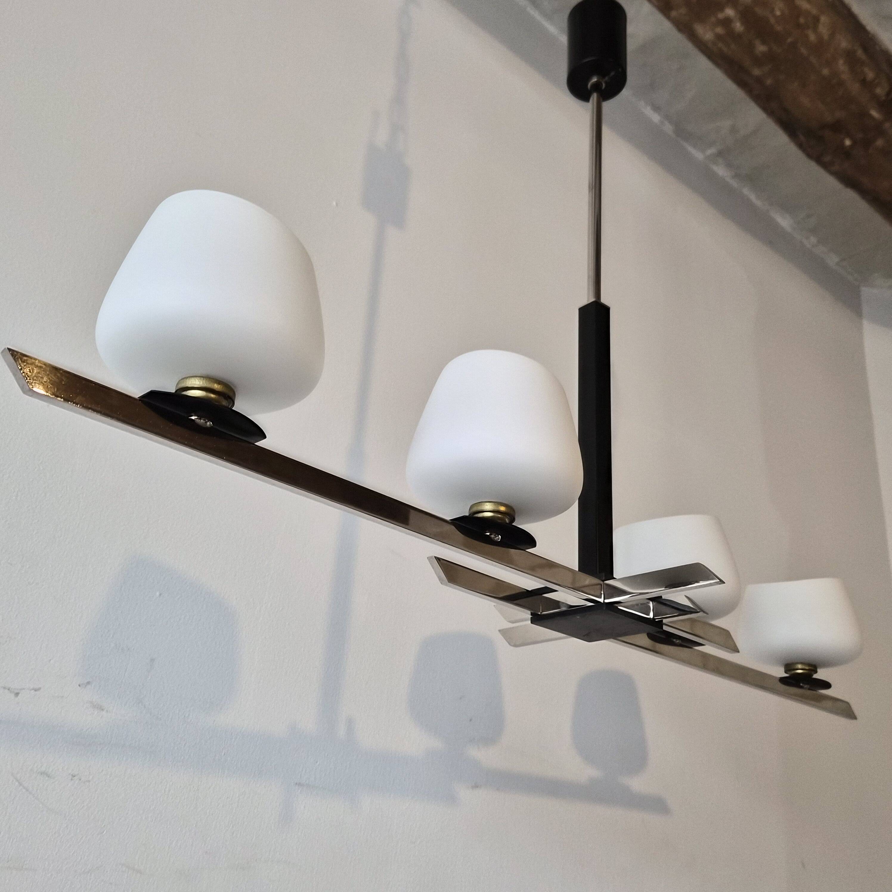 Arlus vintage pendant light, 1950s