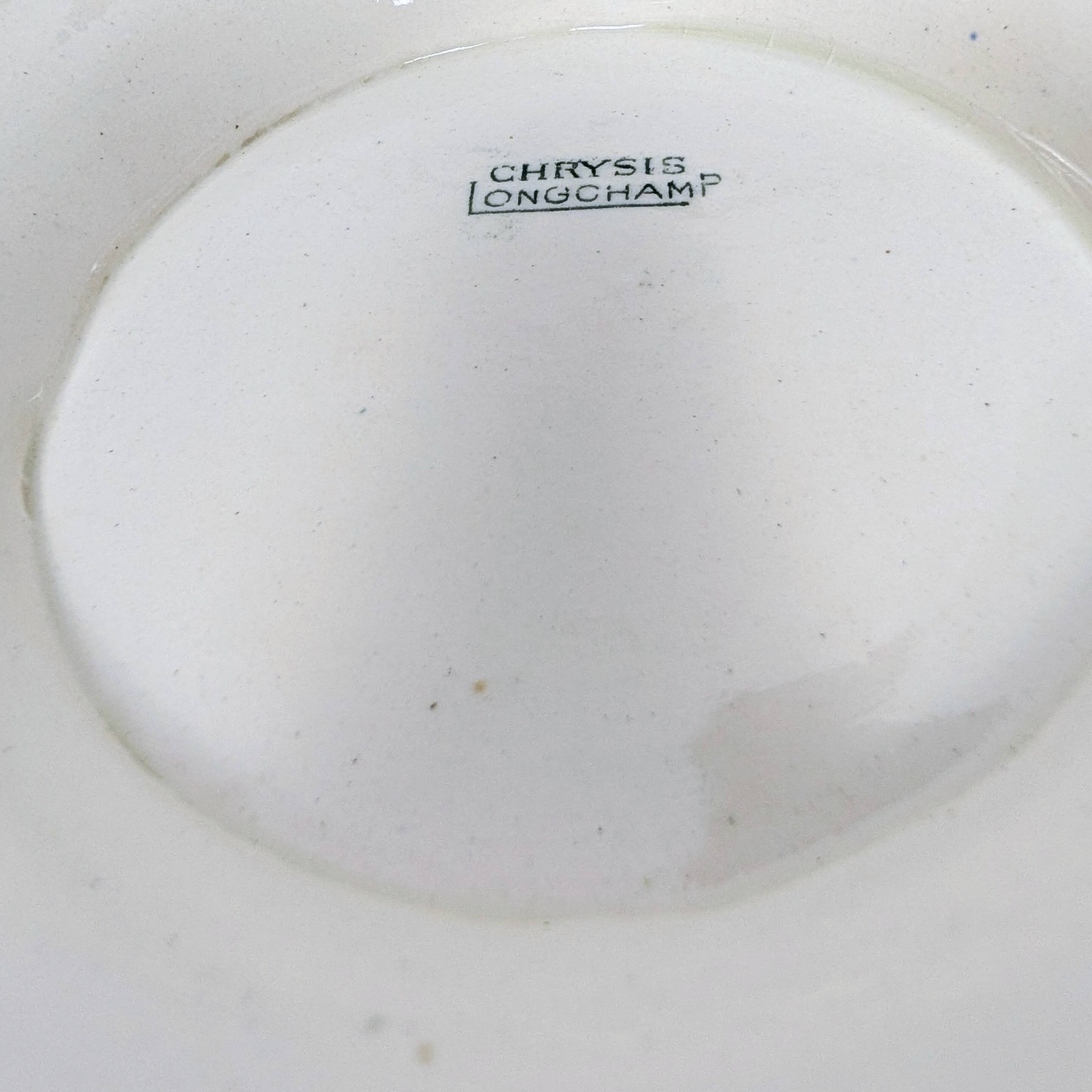 Vintage Longchamp pedestal plate – Chrysis model