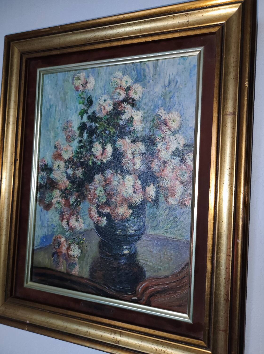 Monet chrysanthemum painting