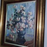 Tableau chrysanthèmes Monet