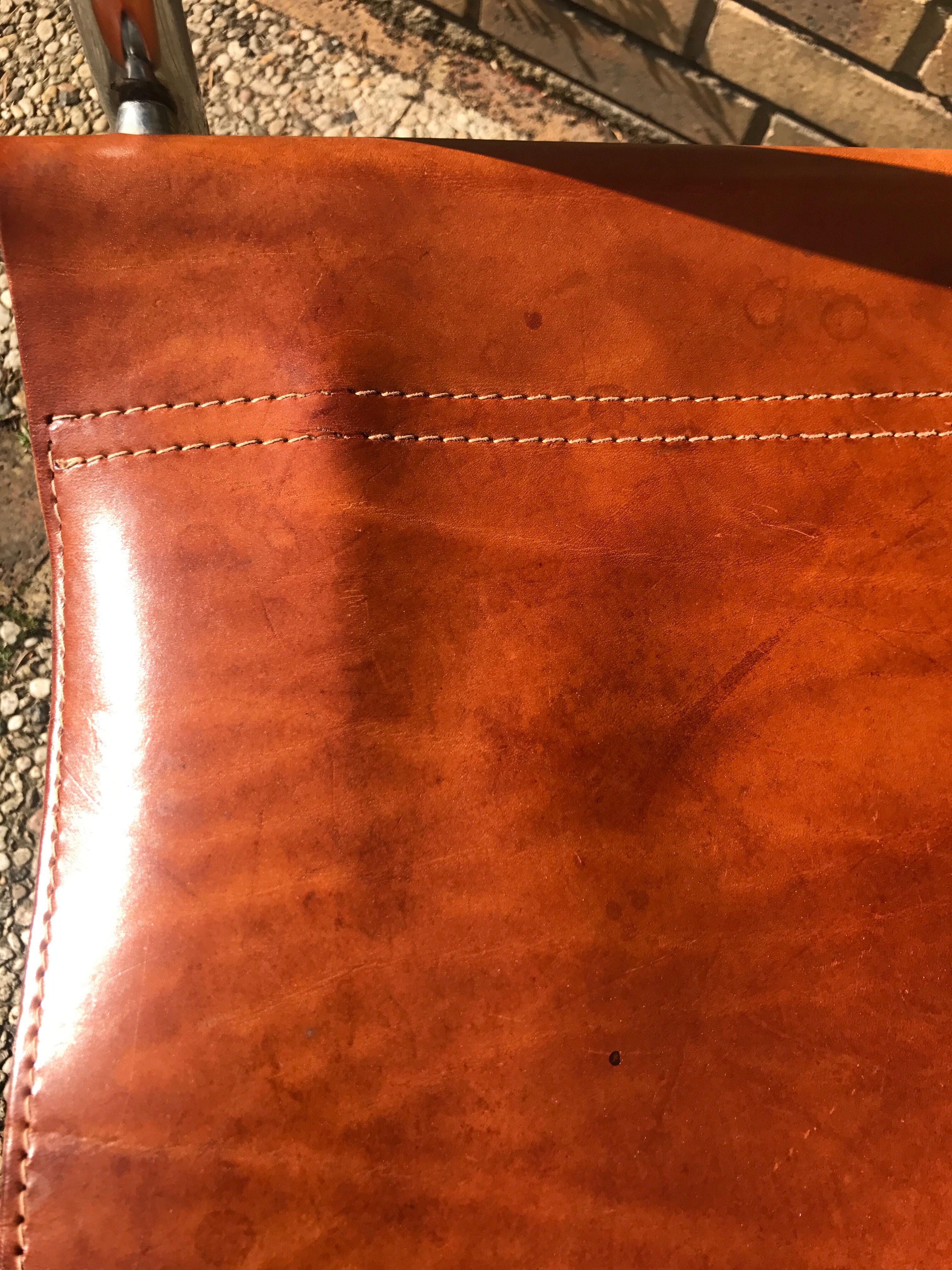 Leather armchair