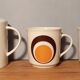 Trio 70's cups and milk pot