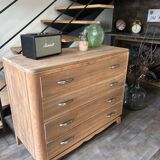 Solid walnut chest of drawers