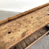 Large antique carpenters working table
