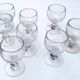 Verres bullés blanc