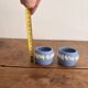 Pair of Candle Holders Saleron Wedgwood Jasperware Blue England