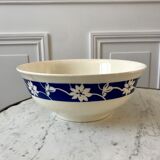 Salad bowl Badonviller blue klein 30s