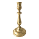 Old golden brass candle holder