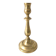 Old golden brass candle holder