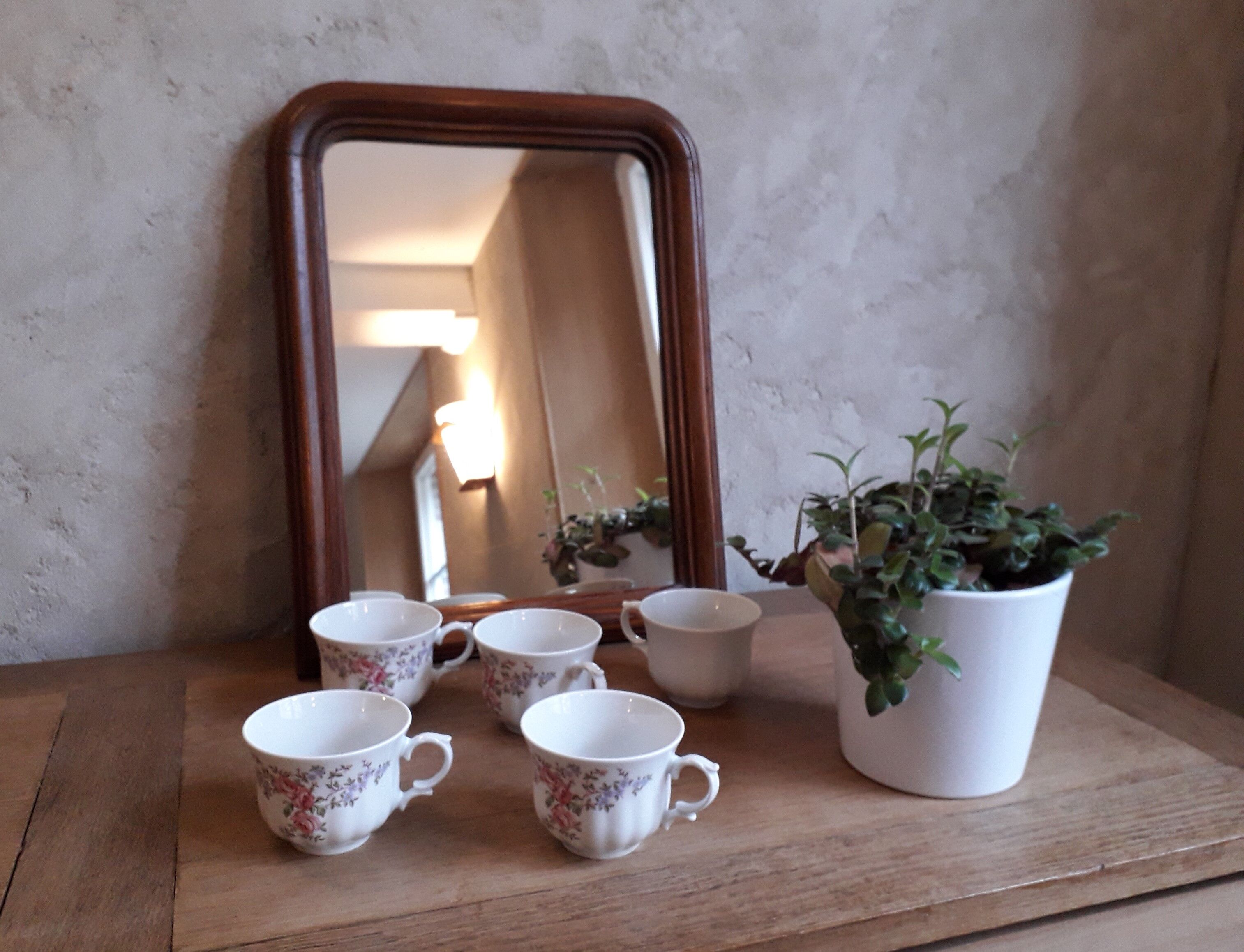 Set de 5 tasses en porcelaine de Bavière