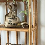 Bamboo shelf - rattan