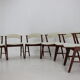 6 chairs in sheepskin fabric upholstery denmark