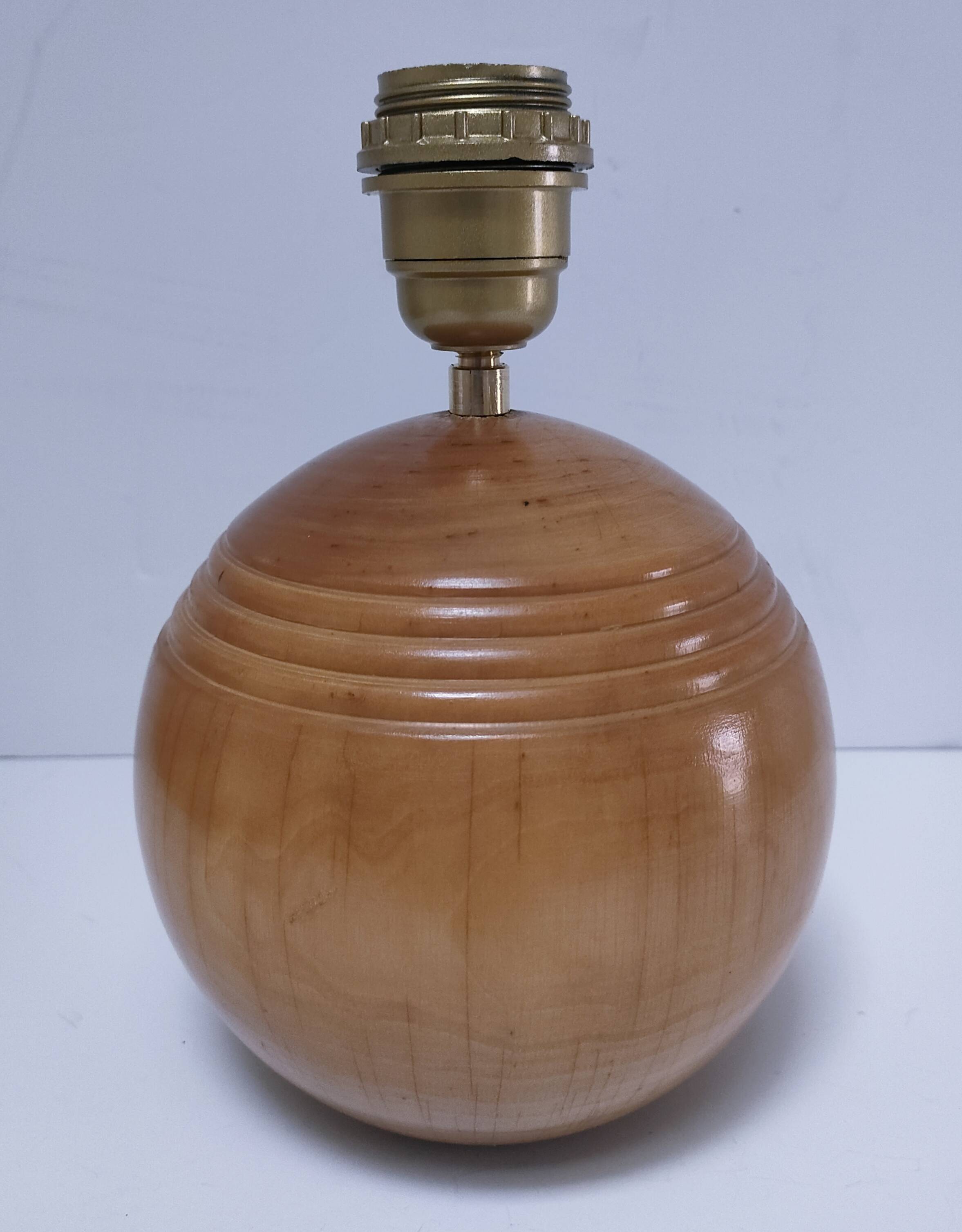 lamp base ball IMT design solid wood