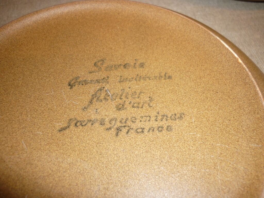 2 Savoie Sarreguemines soup plates