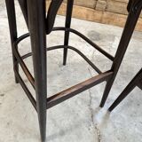 Pair of TON high stools and standing table