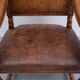 Dutch 19th Century Oak Baroque open Arm Chair