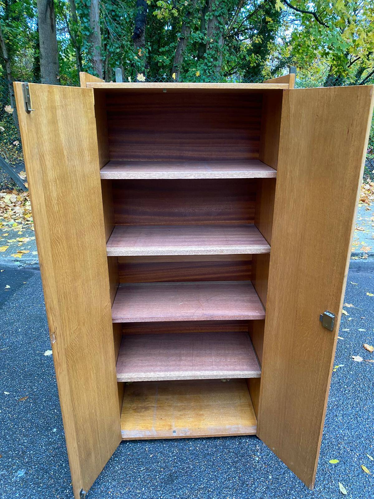 Armoire scandinave en chêne des années 60