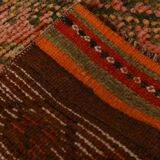 3x11 Wool Vintage Runner Rug, Turkish Runner, 90x340Cm