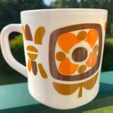 Vintage Arcopal lotus mug🍎