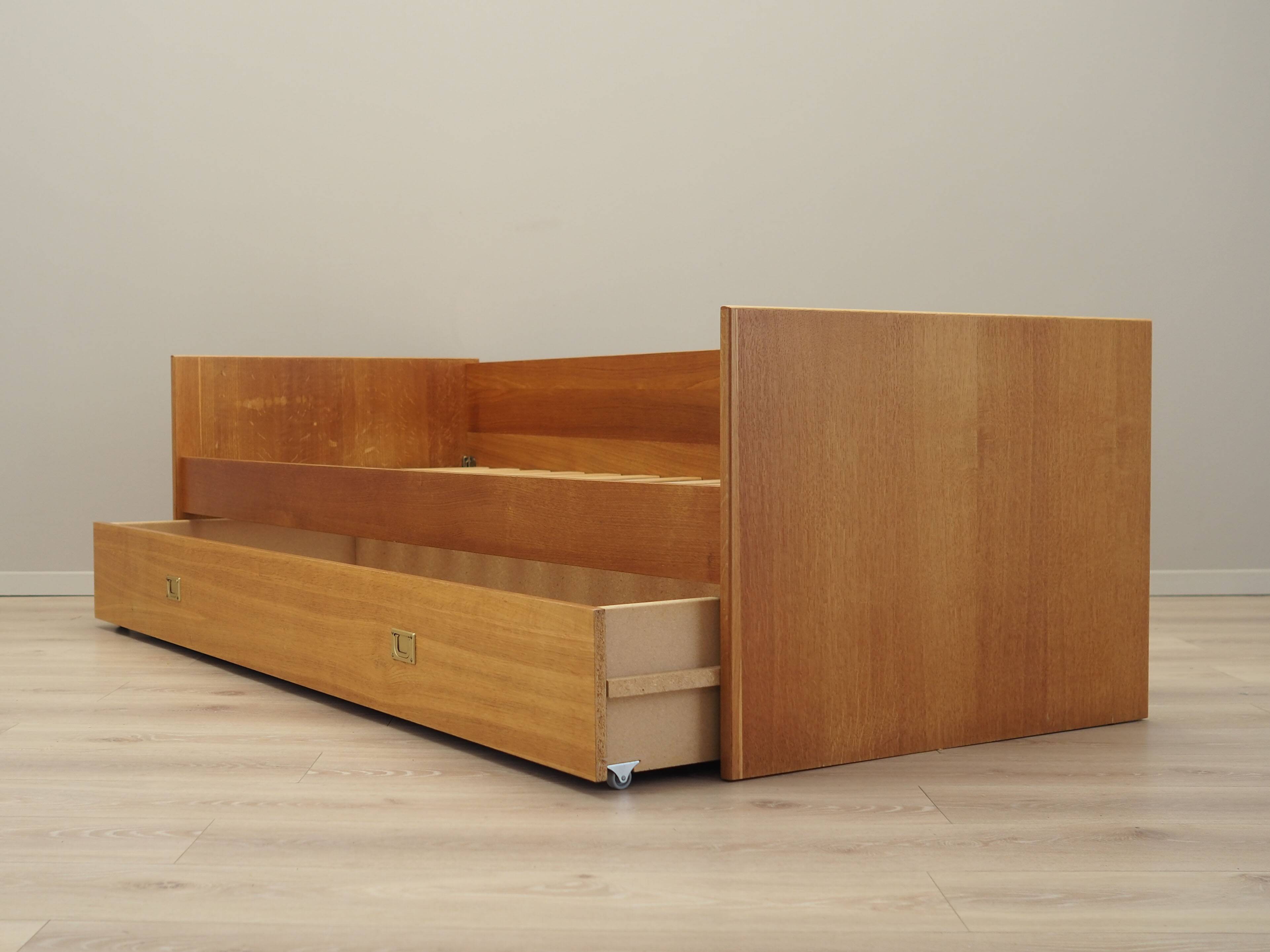 Ash bed, Danish design, 1970s, production: Denmark