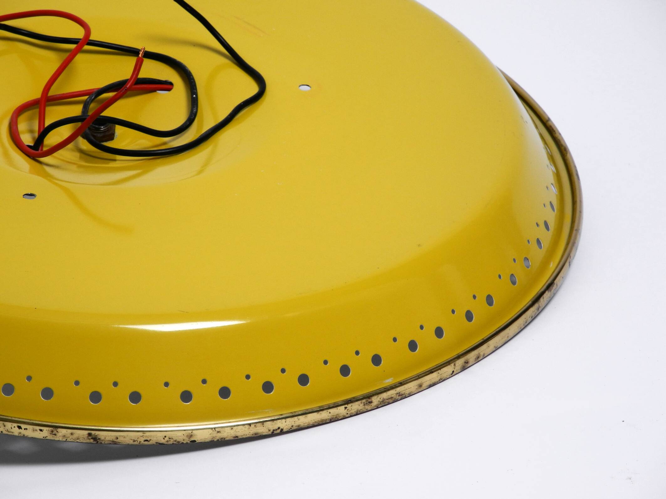 Mid Century Modern metal ceiling or wall lamp by Ernest Igl for Hillebrand