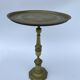 ORIENTAL GUERIDON IN BRONZE AND BRASS XIX EME GRAVEL PLATEAU BEAUTIFUL PATINA