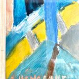 Large gouache painting “La Chaume”