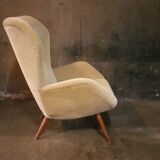 Rare year 50 Wing chair Bergère Chair of Ernst Max Jahn