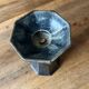 Antique enamelled cast iron vase