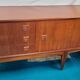 Scandinavian enfilade of the 70s, teak plated.