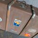 Antique travel trunk