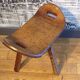 Tabouret de ferme tripode