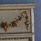 Style Louis XVI era Pier XIX in boistet lacquered gilded stucco