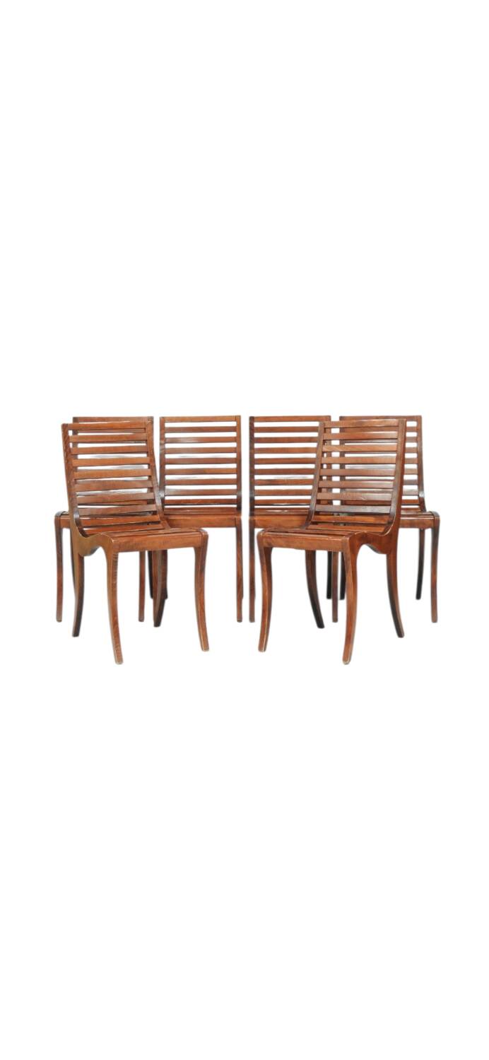 Suite de 6 chaises Mana par Thibault Desombre pour Socaline