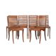 Suite de 6 chaises Mana par Thibault Desombre pour Socaline