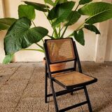 2 chaises pliantes en cannage