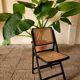 2 chaises pliantes en cannage