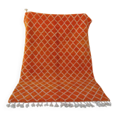 tapis berbère beni ouarain orange vif 250*150cm