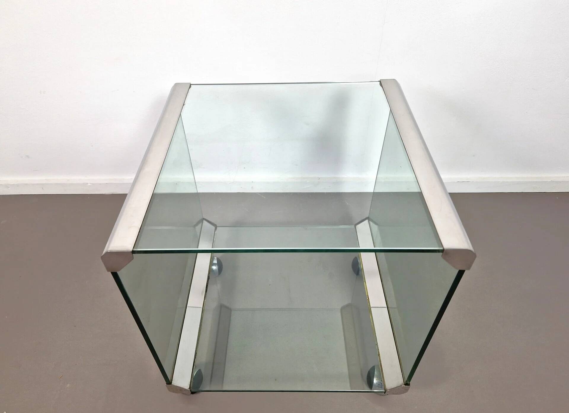 Gallotti & Radice side table trolley, 1980s