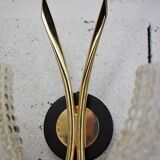 Vintage wall lamp 2 glass lamps.