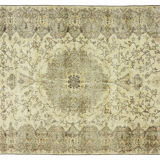 Anatolian handmade vintage rug 235 cm x 167 cm