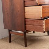 Large Danish chest of drawers in rosewood by Svend Langkilde from the 1960s.